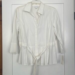 White collared blouse